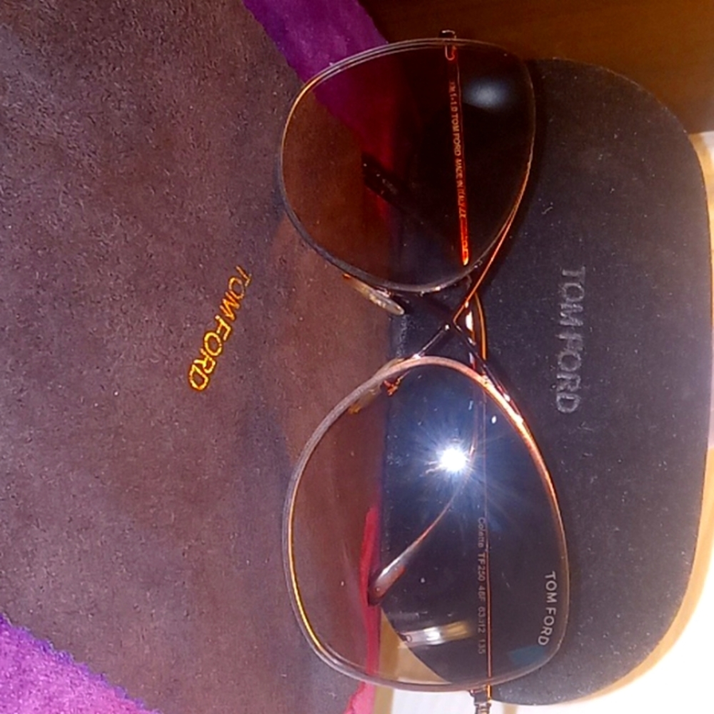Tom Ford Sunglasses Colette Brown Authentic Women’s with case and cloth